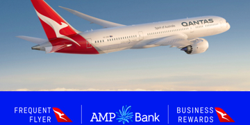 AMP Bank has partnered with Qantas